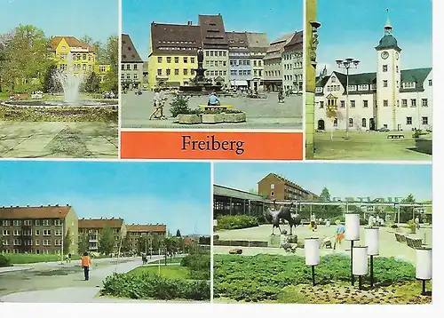 Ansichtskarte Freiberg - nicht gelaufen