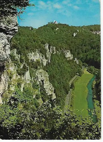 Ansichtskarte Fränkische Schweiz, gelaufen 1982