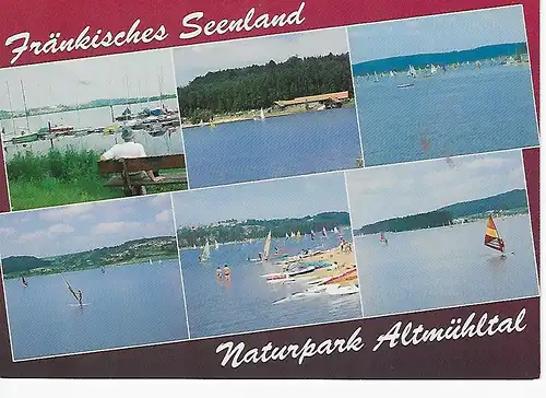 Ansichtskarte Fränkisches Seenland - Naturpark Altmühltal, nicht gelaufen