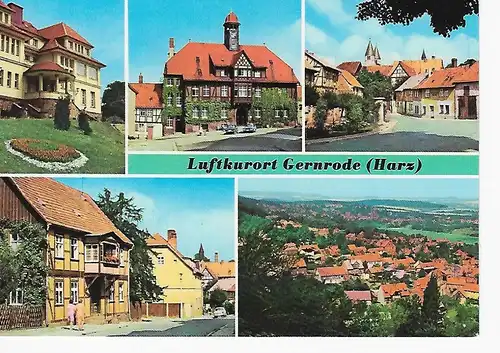 Ansichtskarte Gernrode (Kr. Quedlinburg) - nicht gelaufen