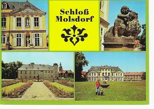 Ansichtskarte Molsdorf (Kr. Erfurt) - Schloß Molsdorf - nicht gelaufen 