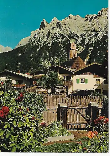 Ansichtskarte Mittenwald, gelaufen