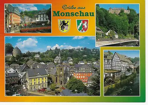 Ansichtskarte Luftkurort Monschau im Nationalparl Nordeifel - nicht gelaufen
