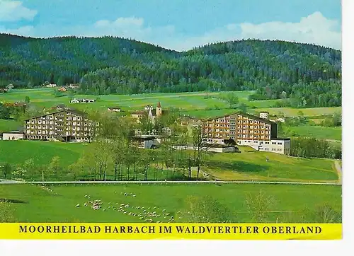 Ansichtskarte Moorheilbad Harbach im Waldviertler Oberland - gelaufen 1986