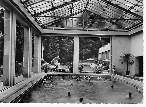 Ansichtskarte Das U-Bad in Wildbad im Schwarzwald (Thermalschwimmbad) - nicht gelaufen
