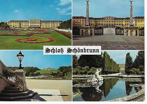 Ansichtskarte Schloß Schönbrunn - Wien - nicht gelaufen