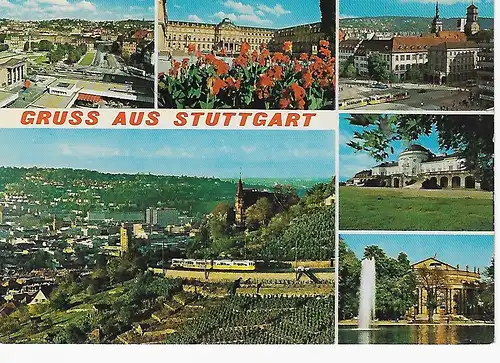 Ansichtskarte Stuttgart - nicht gelaufen