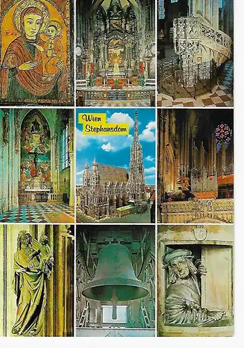 Ansichtskarte Wien - Stephansdom - nicht gelaufen