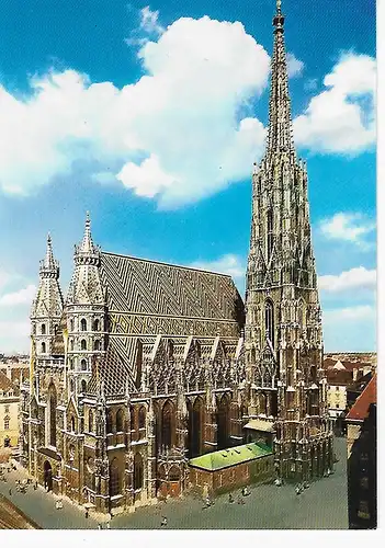 Ansichtskarte Wien - Stephansdom - nicht gelaufen