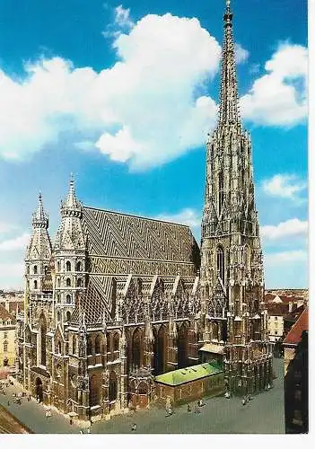 Ansichtskarte Wien - Stephansdom - nicht gelaufen