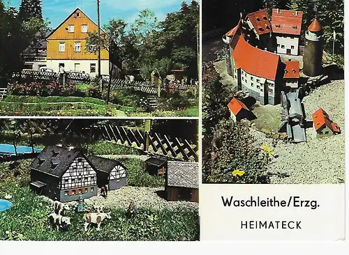 Ansichtskarte Waschleithe / Erzg. - Heimateck - nciht gelaufen