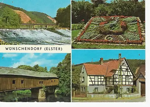 Ansichtskarte Wünschendorf (Elster) - gelaufen