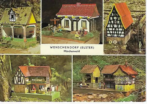 Ansichtskarte Wünschendorf (Elster) - Märchenwald - nicht gelaufen