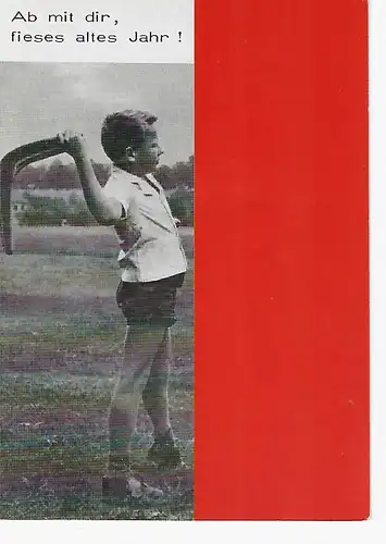 Ab mit dir fieses altes Jahr! - nicht gelaufen