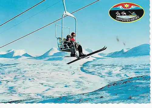 Ansichtskarte Lapland, Abisko, The Lapp Gate - nicht gelaufen