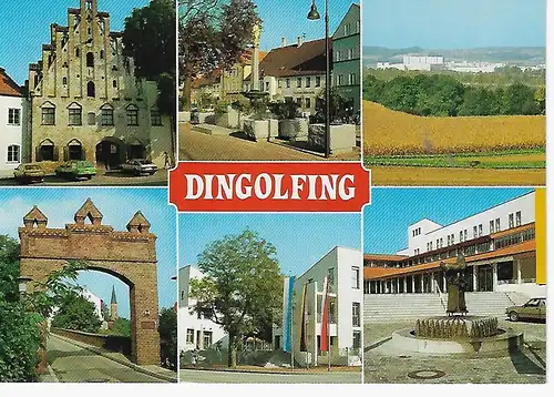 Ansichtskarte Dingolfing a. d. Isar (Niederbayern) - nicht gelaufen