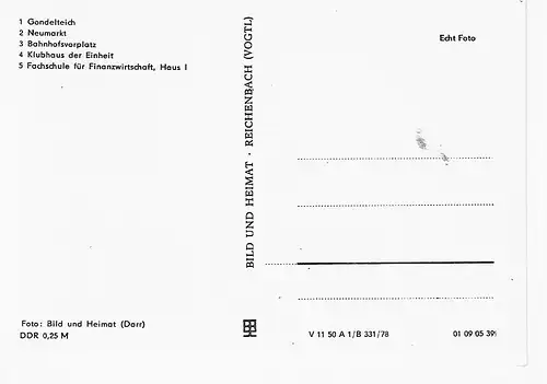 Ansichtskarte Gotha - nicht gelaufen 