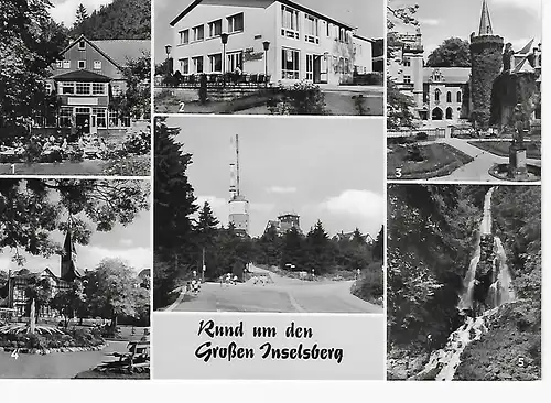 Ansichtskarte  Rund um den Großen Inselsberg - nicht gelaufen 