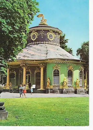 Ansichtskarte Potsdam-Sanssouci  - Chinesisches Teehaus - nicht gelaufen 