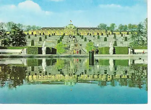 Ansichtskarte Potsdam - Schloß Sanssouci - nicht gelaufen