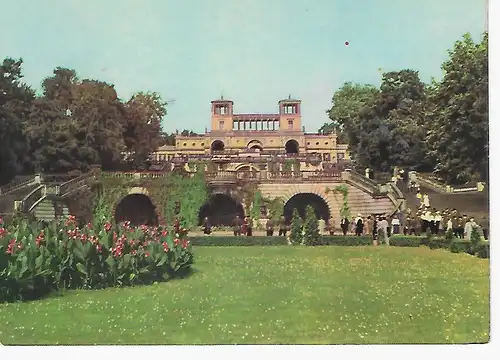 Ansichtskarte Potsdam-Sanssouci  - Orangerie - gelaufen