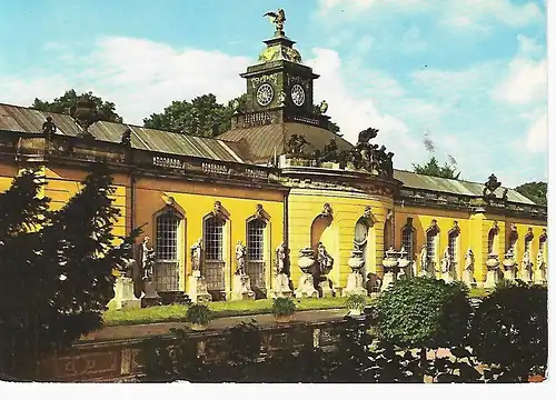 Ansichtskarte Potsdam-Sanssouci  - Bildergalerie - gelaufen