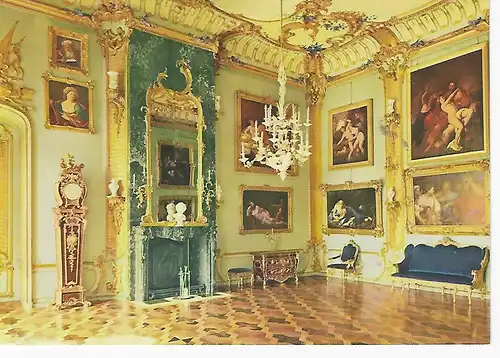 Ansichtskarte Potsdam-Sanssouci  - Neues Palais - Blaue Kammer - nicht gelaufen 