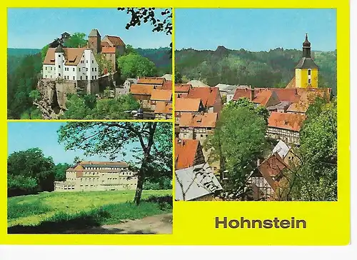 Ansichtskarte Hohnstein (Kr. Sebnitz) - nicht gelaufen 