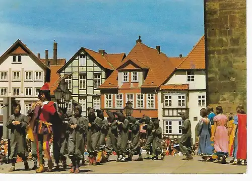 Ansichtskarte Hameln an der Weser - Rattenfängerspiele - gelaufen