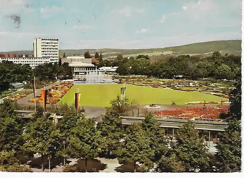 Ansichtskarte Hameln / Weser - Bürgergarten - gelaufen 1967