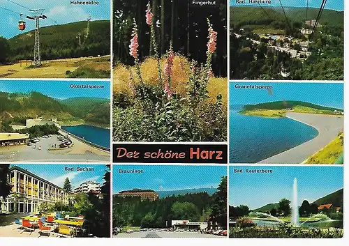 Ansichtskarte Der schöne Harz - gelaufen 1978