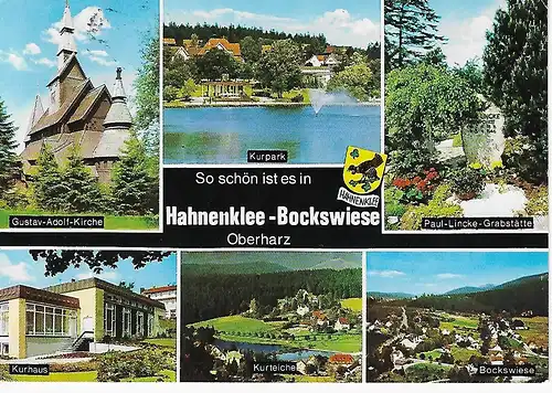 Ansichtskarte Hahnenklee-Bockswiese Oberharz - gelaufen