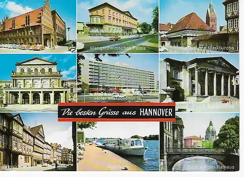 Ansichtskarte Hannover - gelaufen 1975