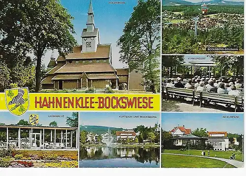 Ansichtskarte Hahnenklee-Bockswiese Oberharz - gelaufen