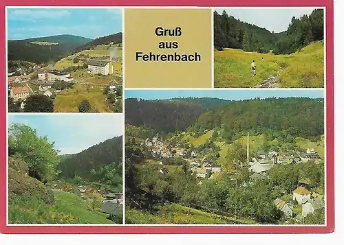 Ansichtskarte Fehrenbach (Kr. Hildburghausen) - nicht gelaufen 