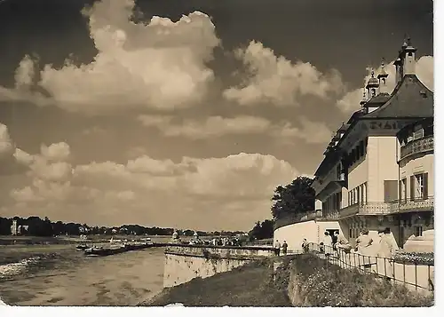 Ansichtskarte Lustschloß Pillnitz an der Elbe - gelaufen 1963