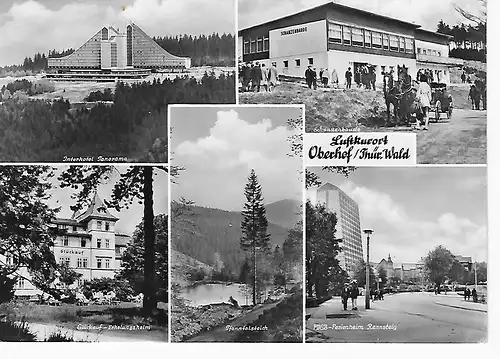 Ansichtskarte Luftkurort Oberhof / Thür. Wald - gelaufen 1978