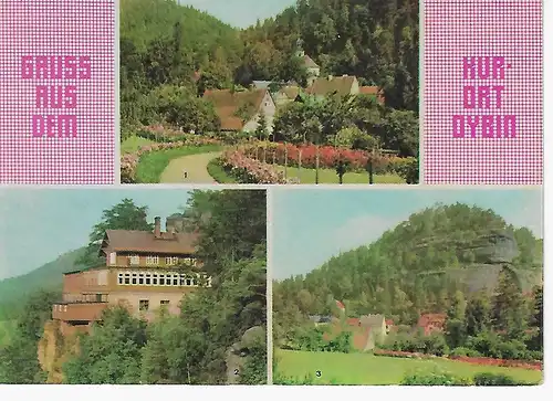 Ansichtskarte Gruß aus dem Kurort Oybin - gelaufen 1964