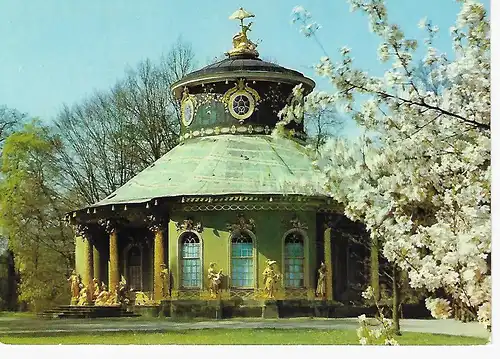 Ansichtskarte Staatliche Schlösser und Gärten Potsdam-Sanssouci Chinesisches Teehaus - nicht gelaufen 