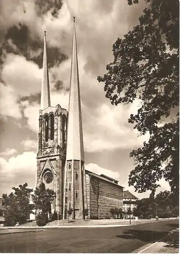 Ansichtskarte Evang. St. Johanniskirche Würzburg - nicht gelaufen 