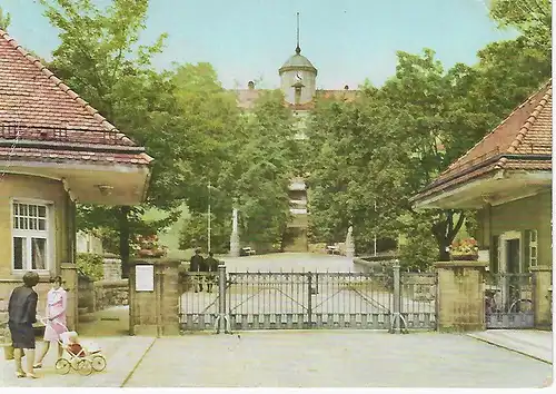 Ansichtskarte Bad Gottleuba - Klinik-Sanatorium  - gelaufen 1977