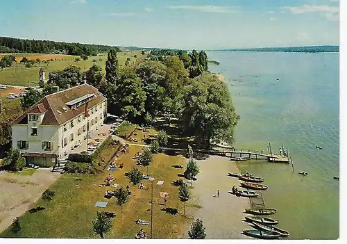 Ansichtskarte Naturfreundehaus Markelfingen am Bodensee - gelaufen 