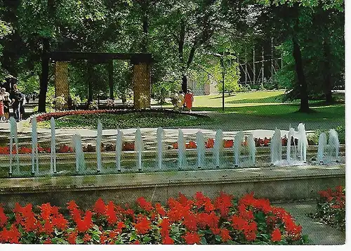 Ansichtskarte Bad Orb im Spessart - Kurpark-Eingang - gelaufen 1992