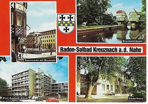 Ansichtskarte Radon-Solbad Kreuznach a. d. Nahe - gelaufen 1978