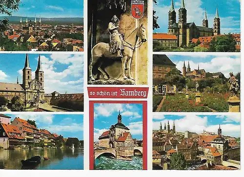 Ansichtskarte Bamberg - gelaufen 1981