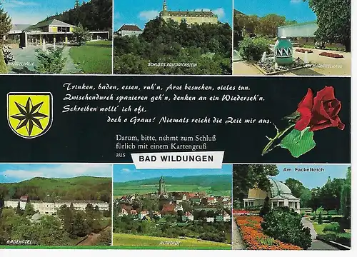 Ansichtskarte Bad Wildungen - nicht gelaufen