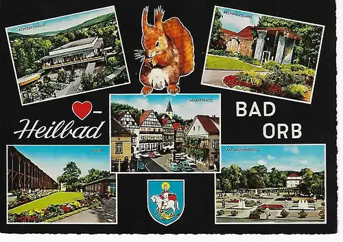 Ansichtskarte Heilbad Bad Orb im Spessart - gelaufen 1969