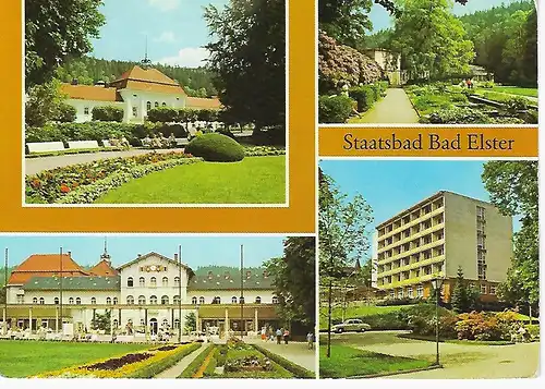 Ansichtskarte Staatsbad Bad Elster - gelaufen 