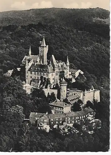 Ansichtskarte Feudalmuseum Schloß Wernigerode (Harz) - Staatliches Museum - beschrieben