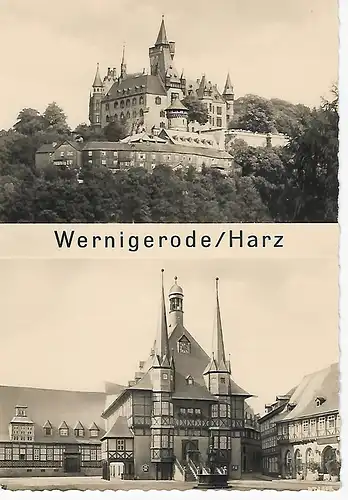 Ansichtskarte Wernigerode (Harz) - nicht gelaufen 